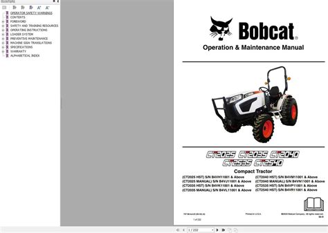 bobcat skid steer operators manual|bobcat ct2025 owners manual pdf.